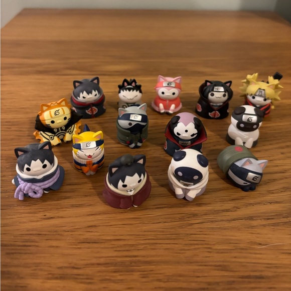 Megahouse Mega Cat Project Nyaruto! series Naruto Shippuden characters set of 14 - Picture 2 of 8